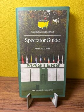 Authentic 2025 Masters Tournament Spectator Guide